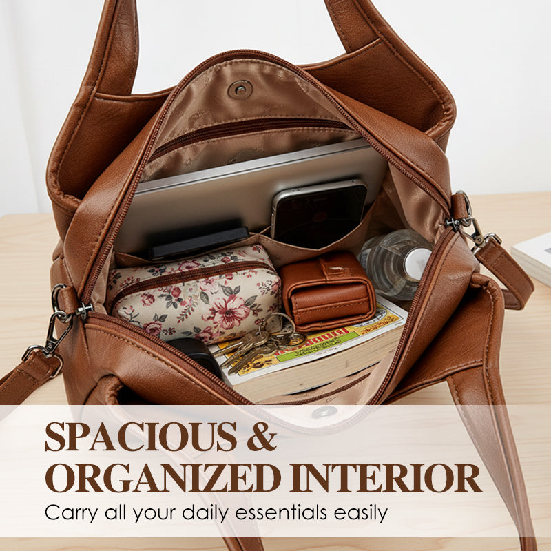 👜Damską torebkę crossbody z miękkiej syntetycznej skóry