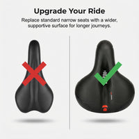 Ergonomiczne, oddychające siodełko rowerowe z pianką z pamięcią kształtu