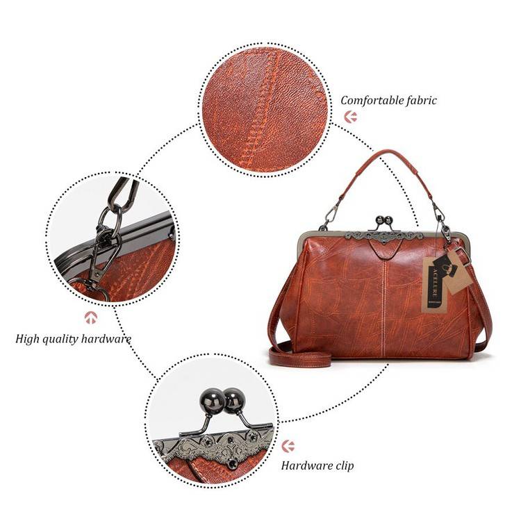 💖[Najlepszy prezent] Elegancka damska torebka w stylu retro