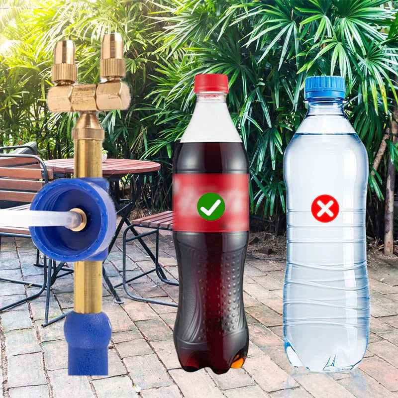 🌱 Głowica natryskowa do butelek z podwójną dyszą 💦 typu pociągania – efektywność i wszechstronność