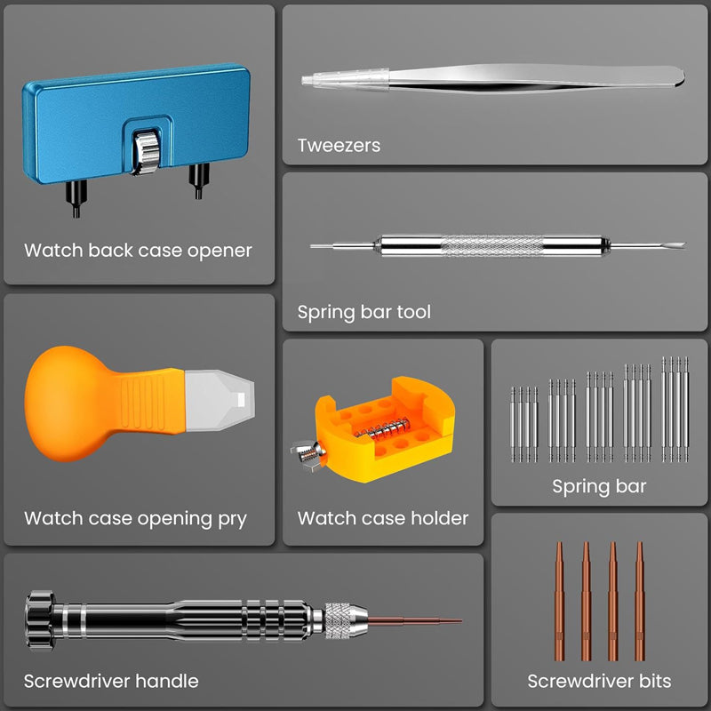 🕰️Profesjonalny zestaw narzędzi do naprawy zegarków🔧
