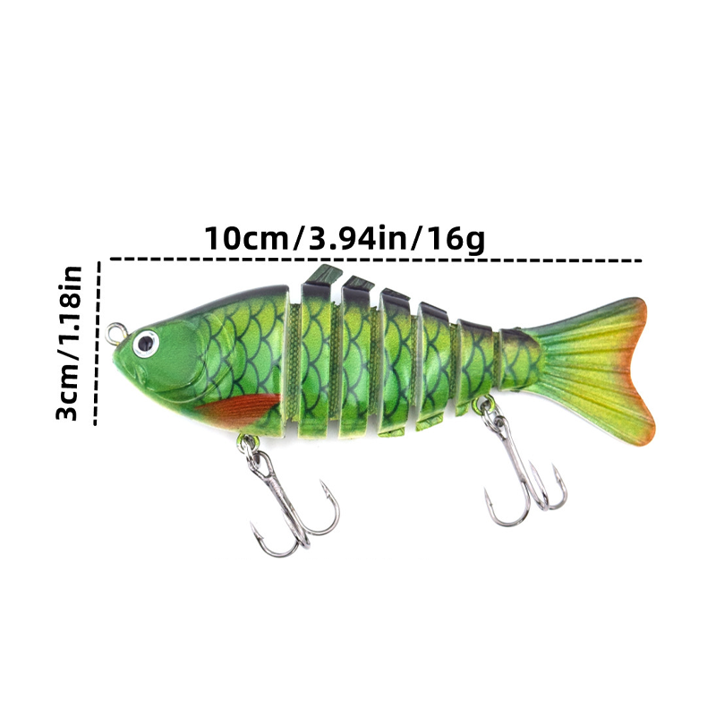🎣 Wielosegmentowa bioniczna przynęta wędkarska do pływania🐟