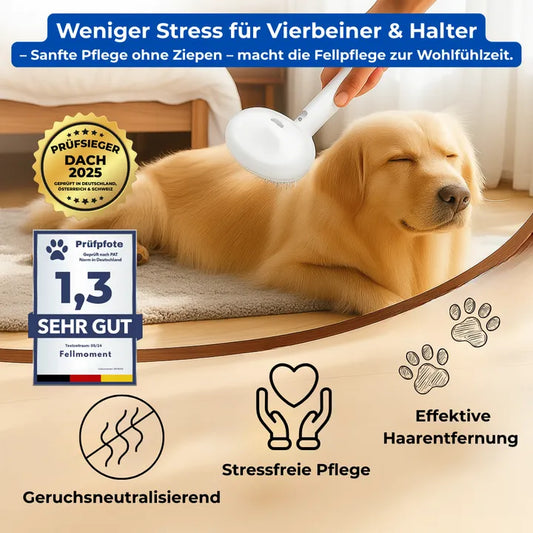 3-in-1 Dampf-Haustierbürste