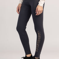 SOLAVE - DŁUGIE BAWEŁNIANE LEGGINSY DAMSKIE